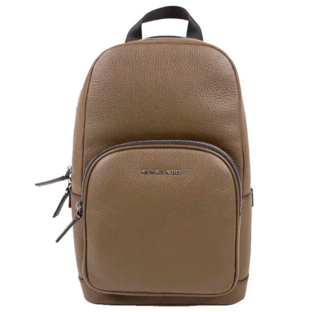 S Michael Kors Commuter Slingpack Olive Leather Bag 37S1LCOY1L NWT $368 Retail